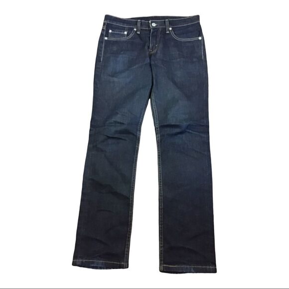 Levi’s 511 Dark Wash Men’s Straight Leg Jeans - Picture 1 of 7